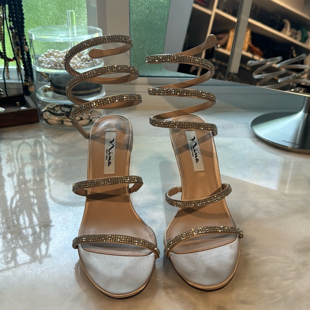 Nina wrapped heels